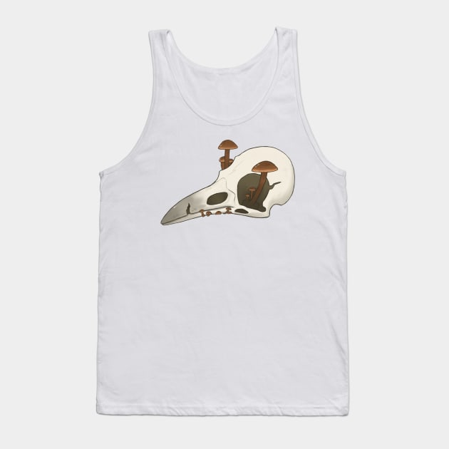 Raven Skull Tank Top by DoodleArtzz